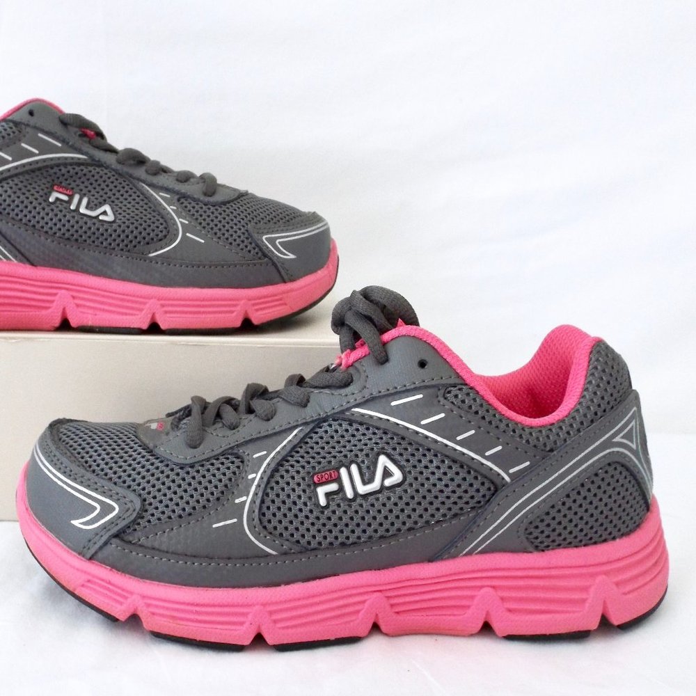 Fila Sneakers "Sport" SOAR, Gray and Pink, Excellent Condition!